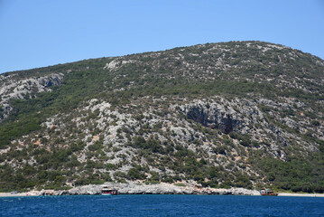 Felsenküste in der türkischen Ägäis