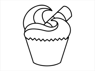 Hand drawn Delicious Cake Illustration