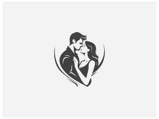 dating logo design, vector and illustration, 