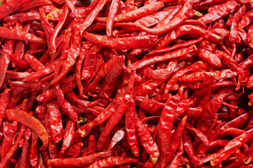 Seamless red chillies background