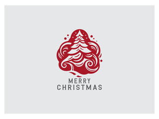 happy chrisms logo vector, vector and illustration,