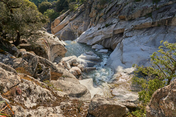 Piscine Naturali di Bau Mela-Villanova Strisaili Province of Nuoro, Sardinien, Italien