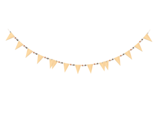 triangle birthday flag