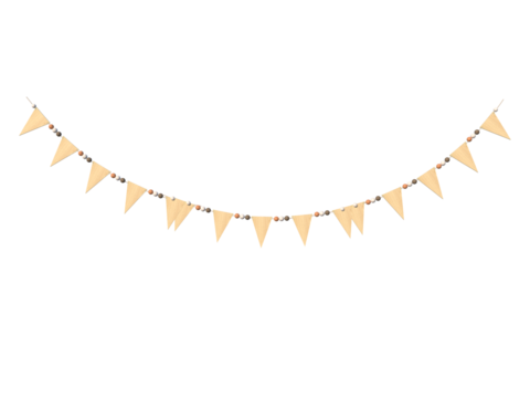 triangle birthday flag