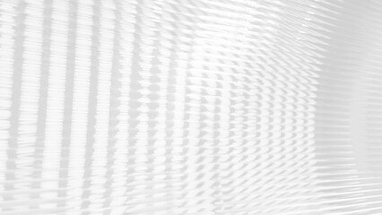 clear white polycarbonate plastic texture used as background. transparent material, corrugated plastic surface use for partition wall, door or roofing. horizontal pattern of polycarbonate material.