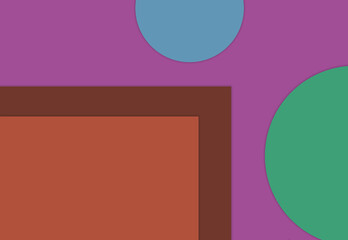 Colourful modern abstract square art background illustration