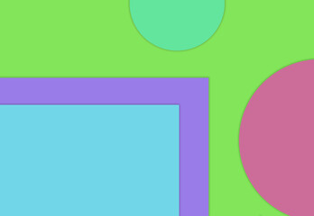 Obraz premium Colourful modern abstract square art background illustration