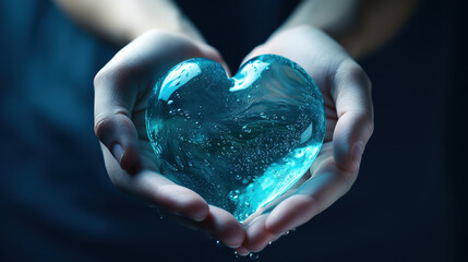 Save the water concept water is life. Generative Ai