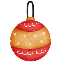 Christmas Watercolor Elements