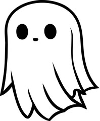 Cute Halloween Boo Ghost Clipart