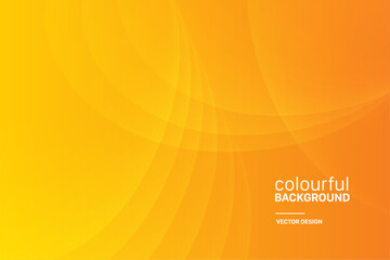 Abstract Orange colourful gradient vector illustration background 
