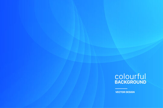 Abstract blue colourful gradient vector illustration background 