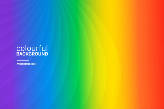 Abstract, RGB, multicolour, gradient background vector illustration