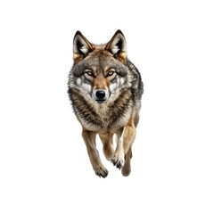 Obraz premium wolf looking isolated on white