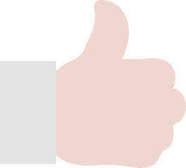 좋아요 모양의 손 벡터 일러스트 © 상원 이