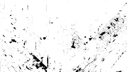 Black and white grunge. Distress overlay texture. Abstract surface dust and rough dirty wall background concept. Vector splatter grunge black and white background.