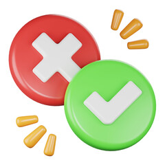 Fototapeta premium quality control 3d icon illustration