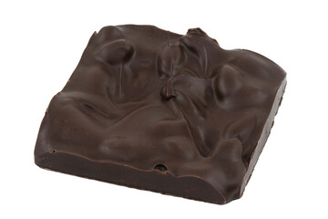 Dark square chocolate with pistachios