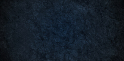 Dark blue stone wall grunge backdrop texture background. monochrome slate grunge concrete wall black backdrop vintage marbled textured border background.	