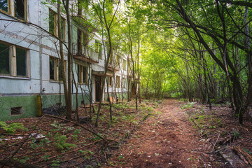 Living Apartments at Duga Radar Village - Chernobyl Exclusion Zone, Ukraine