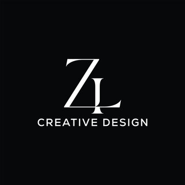 Initial Letter of ZI Logo Design Creative Monogram Style Vector Icon