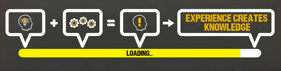 experience creates knowledge	
