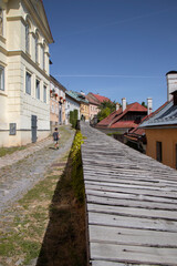 Fototapeta na wymiar Old Town in Banska Stiavnica