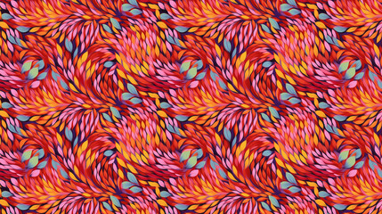 pattern with flowers colorful background
