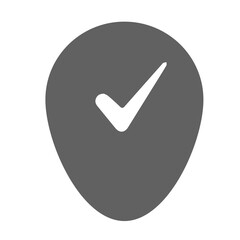 checkin icon, check in icon, location pin icon, map pin place marker., location icon