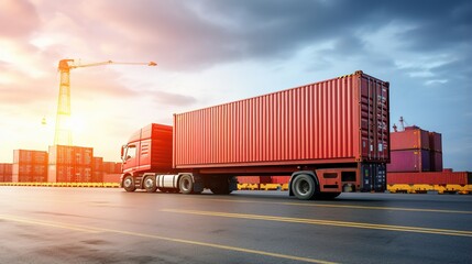 Truck on the Highway: Transportation and Freight Industry