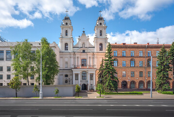 Fototapeta na wymiar Cathedral of Saint Virgin Mary - Minsk, Belarus