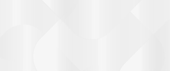 Obraz premium Abstract white grey geometric soft light color gradient background with circle element. vector design graphic for cover design.