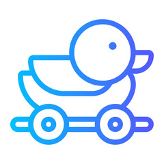 duck gradient icon