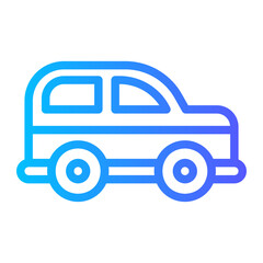 toy car gradient icon