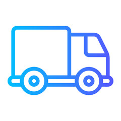 truck gradient icon