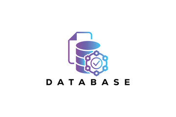 Database Icon Design. Database. Data. Icon. Database Icon Shape
