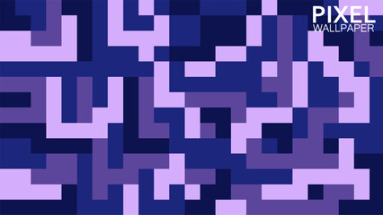 Template Pixel background abstract purple halftone color wallpaper design for Print, Web and Mobile Applications. Vector illustration. Modern and trendy style.