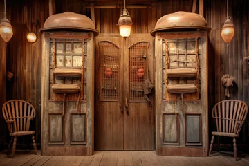 Foto op Plexiglas Old western style saloon doors © Veniamin Kraskov
