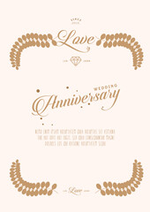 Classy Wedding greetings. wedding anniversary. Valentines day Greetings card.Wheel of love wedding invitation card/ Valentines day proposal card/ Classy wedding card/ Black and Gold colour scheme