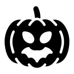 jack o lantern glyph icon
