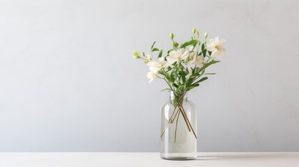 Fototapeta na wymiar flowers in vase. Generative AI