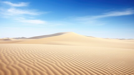Fototapeta na wymiar sand dunes in the desert. Generative AI