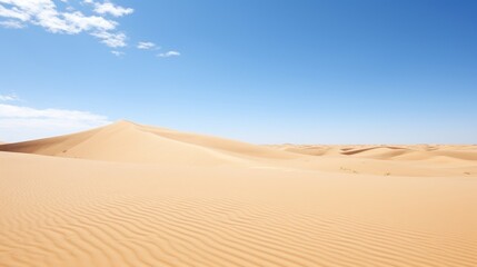 Fototapeta na wymiar sand dunes in the desert. Generative AI
