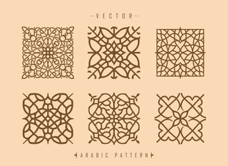 arabic pattern art middle eastern style pattern