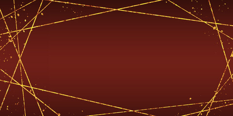 シンプルな金色風の線の抽象的な背景イメージ素材