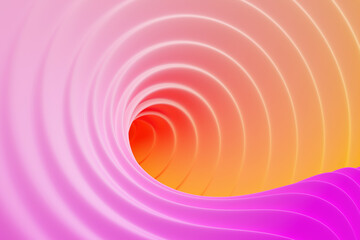 3d illustration of a classic colorful abstract gradient background with lines. PRint from the waves. Modern graphic texture. Geometric pattern.