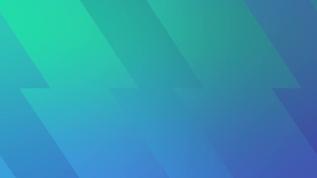 4k looping zig zag lightening bolt blue and green gradient abstract background texture