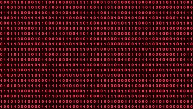 binary number animation
