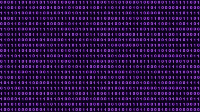 binary number animation