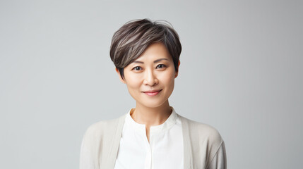 日本人女性のポートレート